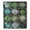 12ct. 4" Green & Silver Shatterproof Luxe Ornament Set